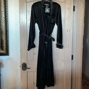 Ralph Lauren Black Velvet Robe